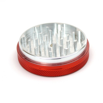 Large SharpStone® Hard Top 2 Piece Grinder - 2.5" Red
